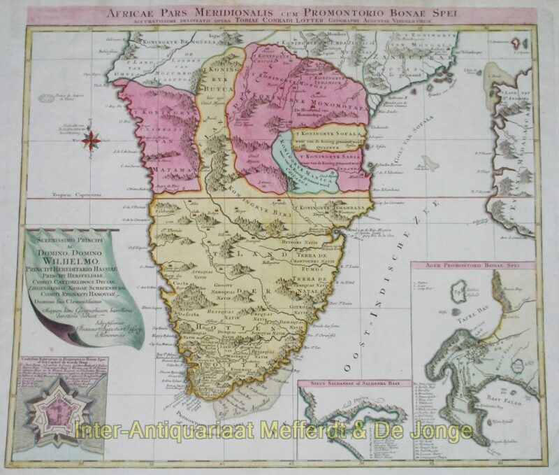 Zuidelijk Afrika – Tobias Lotter, ca. 1730