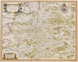 Russia antique map - Blaeu