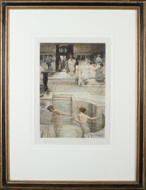 Alternative view of A Favourite Custom / The Bath - Lourens Alma-Tadema, 1909