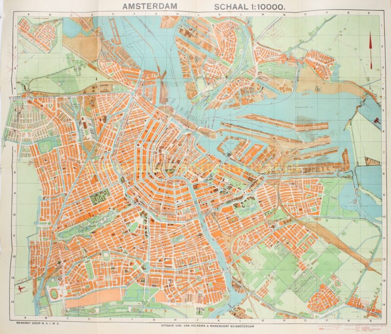 plattegrond Amsterdam 1937