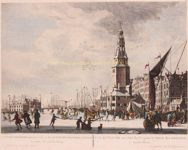 Amsterdam, Haringpakkerstoren – Pierre Fouquet naar Herman Schouten, 1769