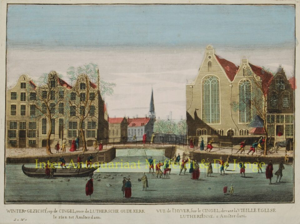 ijsgezicht 18de eeuw - Singel
