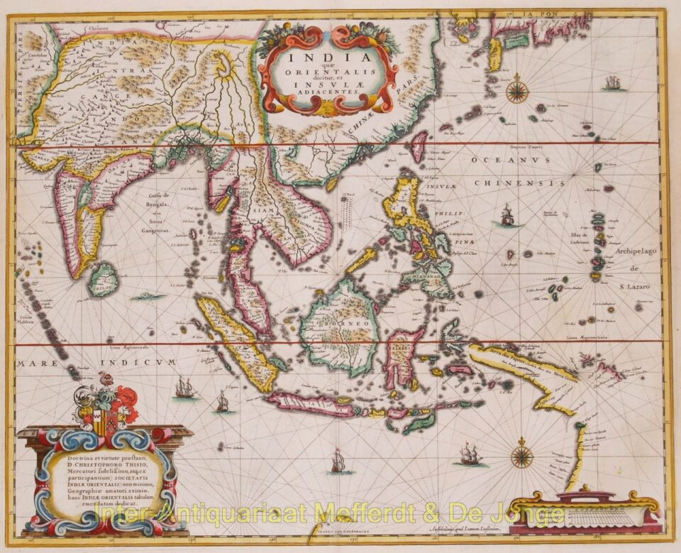 Asia map - Hondius/Janssonius