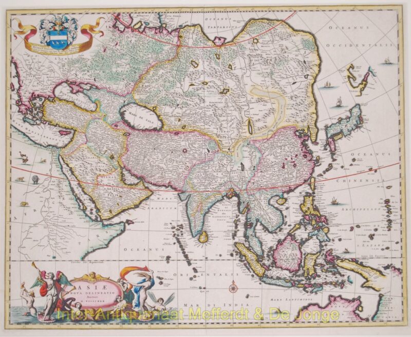 Azië – Nicolaes Visscher, 1680