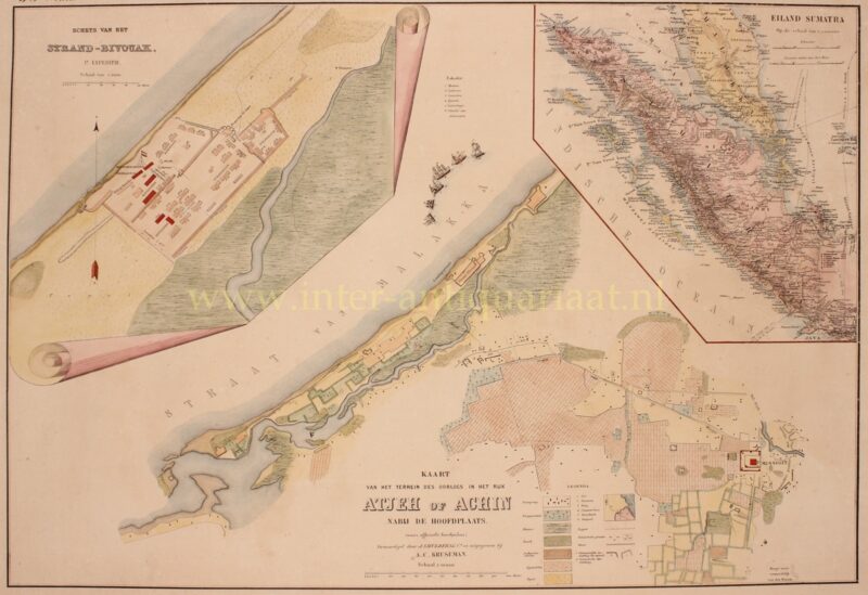 Atjeh Oorlog, Sumatra, Indonesië – J. Smulders & Co, 1873