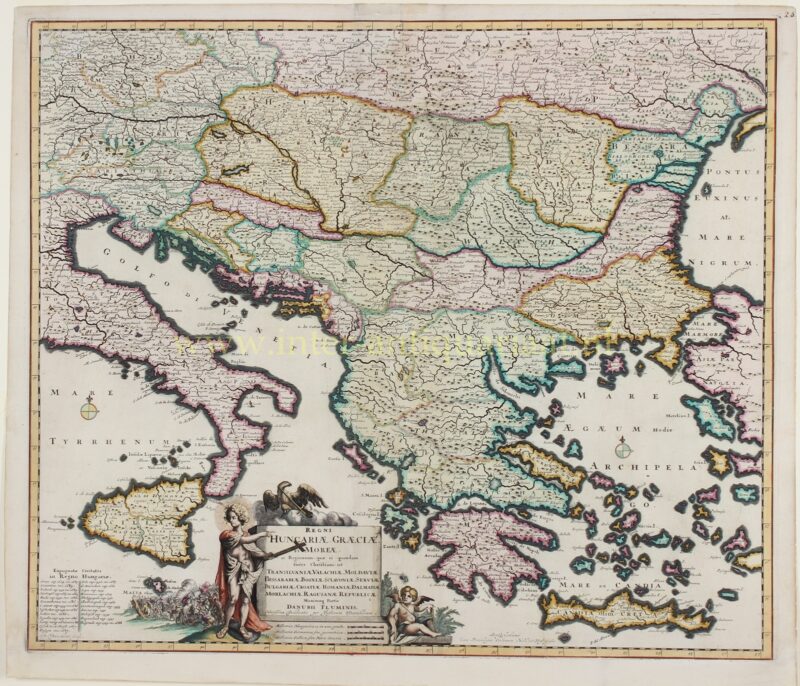 Griekenland, Balkan – Justus Danckerts, 1684