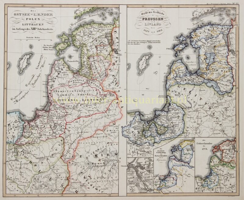 Baltische Staten - Justus Perthes, 1854