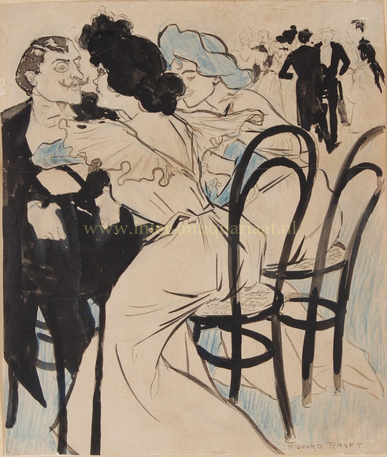 Belle Époque – In de Moulin Rouge - Richard Ranft, ca. 1890