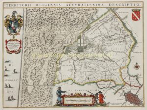 Heerlijkheid Bergen - Blaeu, ca. 1665