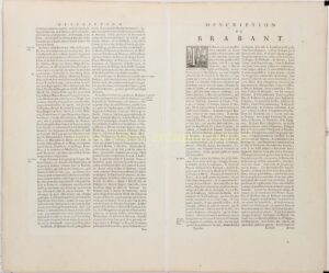 Alternative view of Brabant - Willem Blaeu, 1635