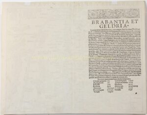 Alternative view of Brabant en Gelderland - Sebastian Münster, 1540-1550