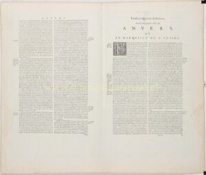 Alternative view of Brabant, Markgraafschap van Antwerpen - Willem Blaeu, 1635