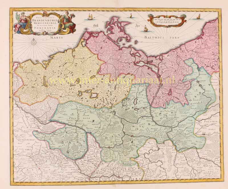 Brandenburg, Mecklenburg, Pommern – Peter Schenk, ca. 1720