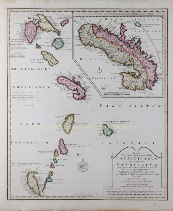 Caraïben, Bovenwindse Eilanden – Wed. Joachim Ottens, 1719-1723