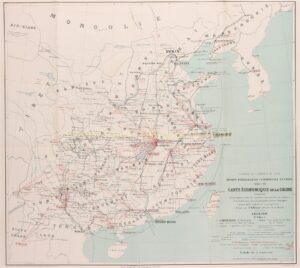 economic map of China 1895-1897