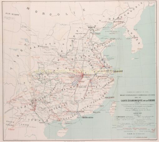 economic map of China 1895-1897