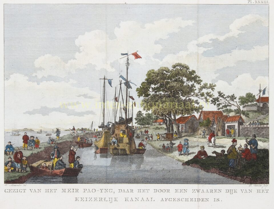 China, Grote Kanaal - Reinier Vinkeles naar William Alexander, 1800-1801