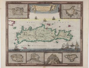 Map of Crete - Frederick de Wit