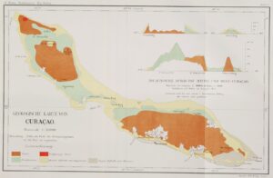 Curaçao antieke kaart