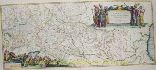 Danube map - Blaeu