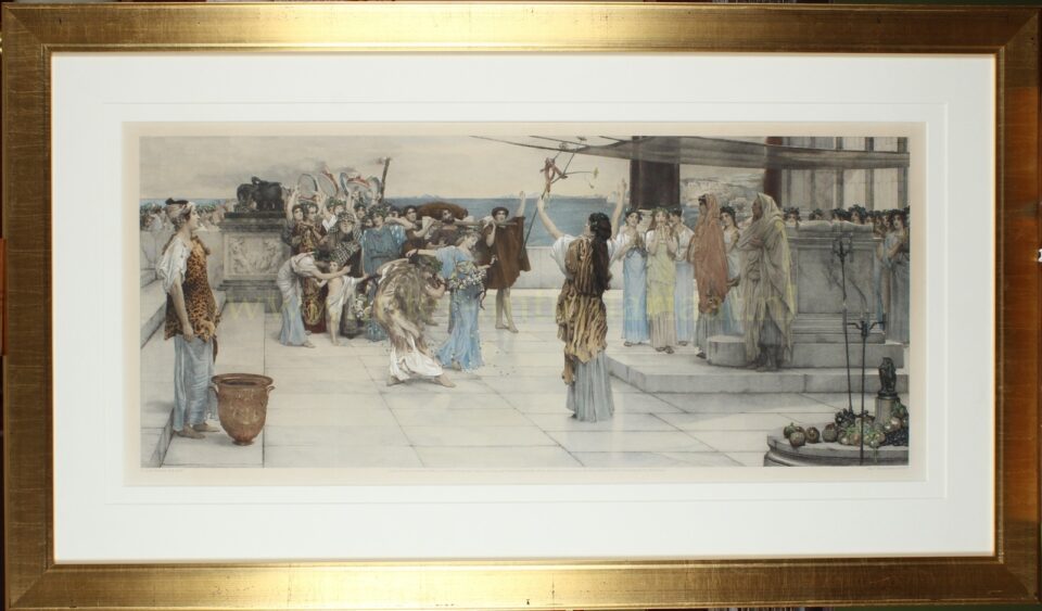 Dedication to Bacchus - Lawrence Alma-Tadema, 1892 - Afbeelding 2