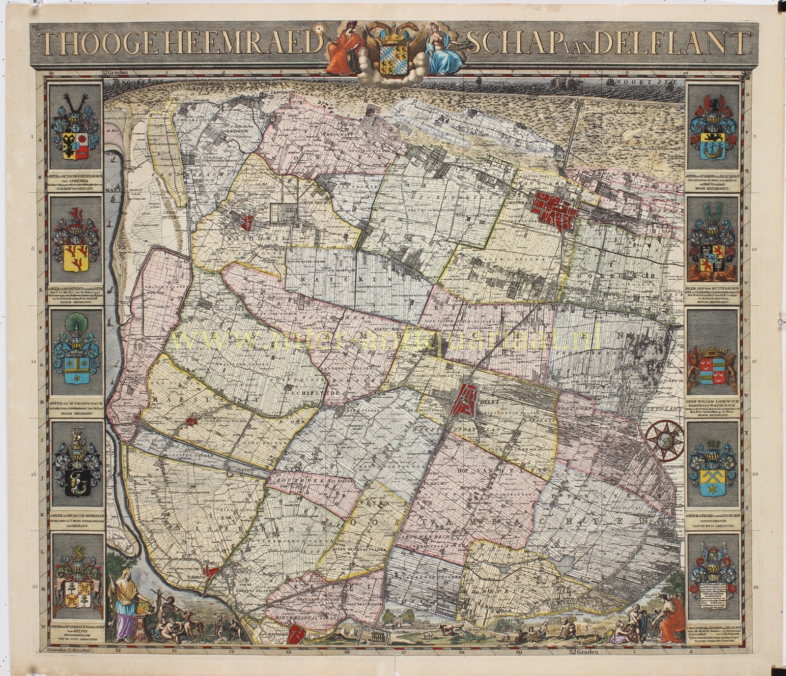 Delfland - Nicolaas en Jacob Cruquius, 1712 - Afbeelding 3