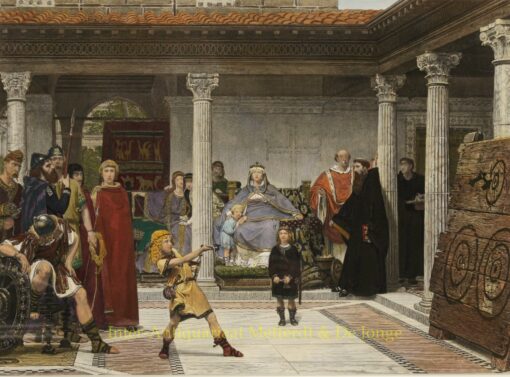 Education of the Children of Clothilde and Clovis - Alma-Tadema