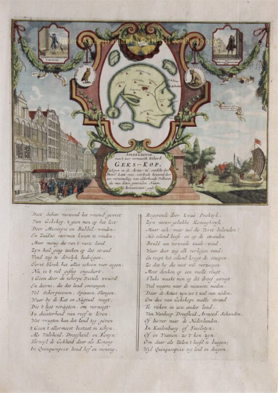 Windhandel, ’t Eiland Geks-Kop – anoniem, 1720