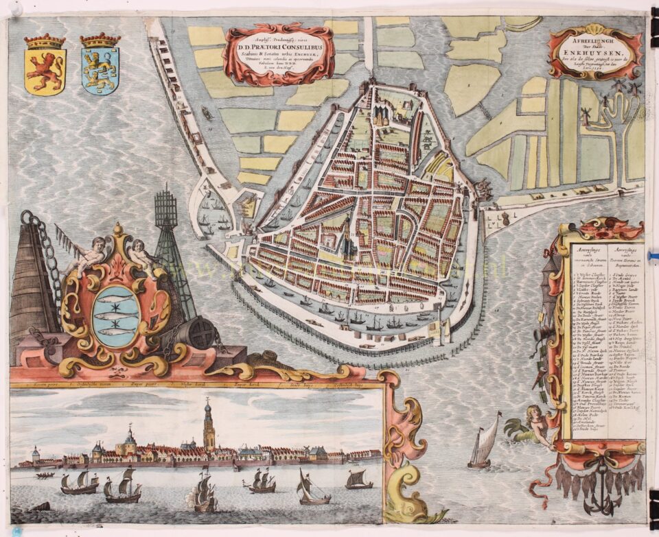 Enkhuizen - Egbert van Hoof + Jacob Duyn, 1747 - Afbeelding 3