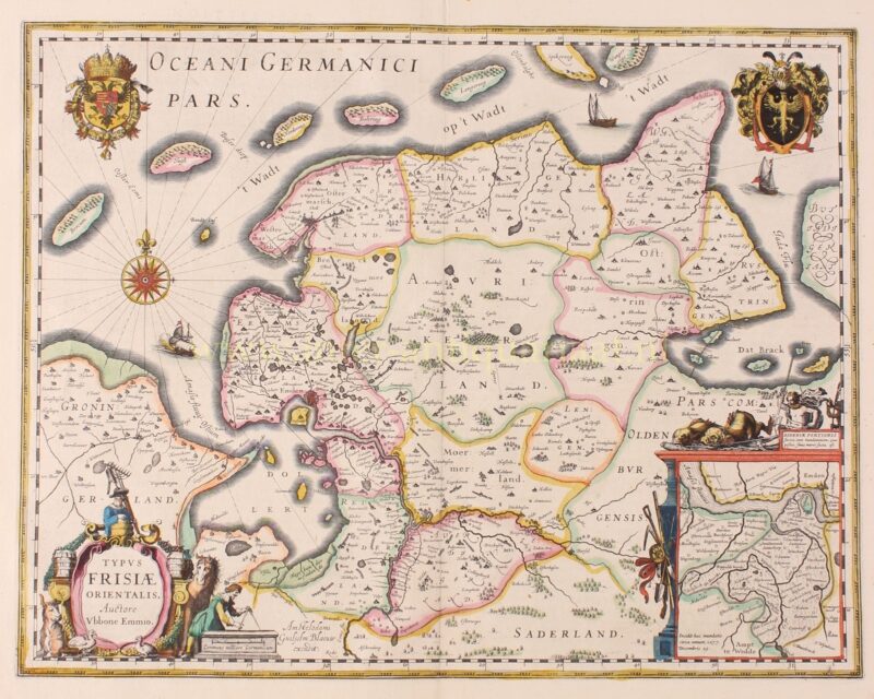 Oost-Friesland – Willem Blaeu, ca. 1640