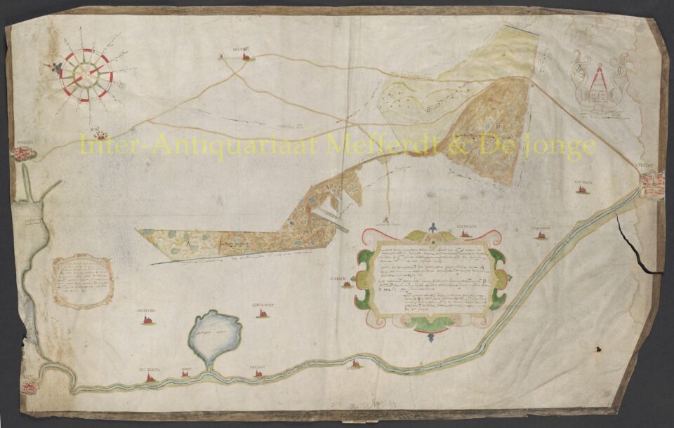 Manuscript kaart van Gooiland - naar Floris Jacobsz. - Afbeelding 6