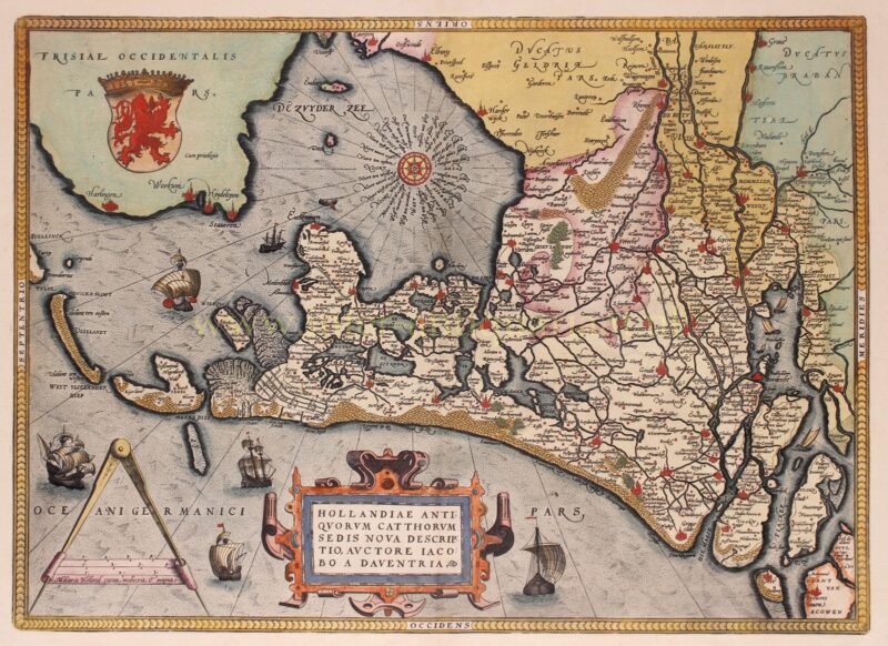 Holland – Abraham Ortelius, 1592