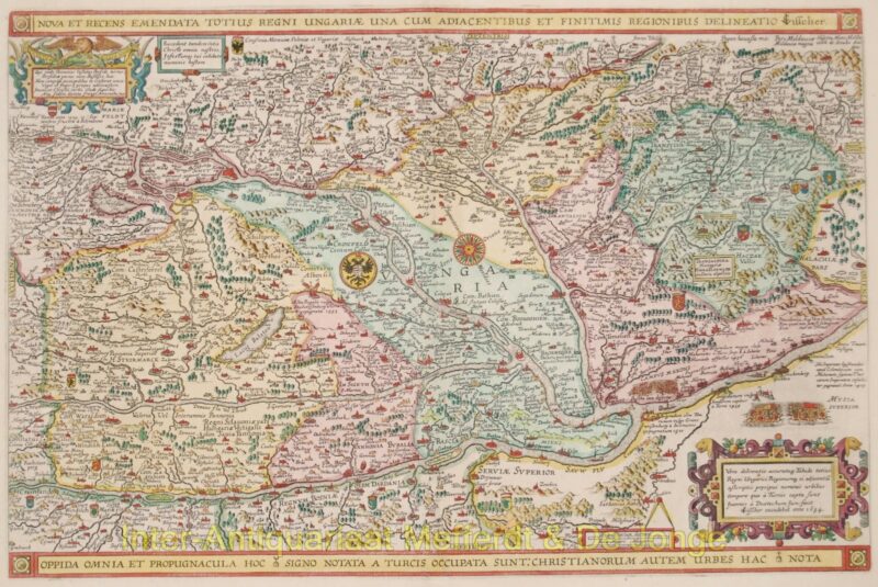 Hongarije – Johannes van Doetecum + Claes Jansz. Visscher, 1634