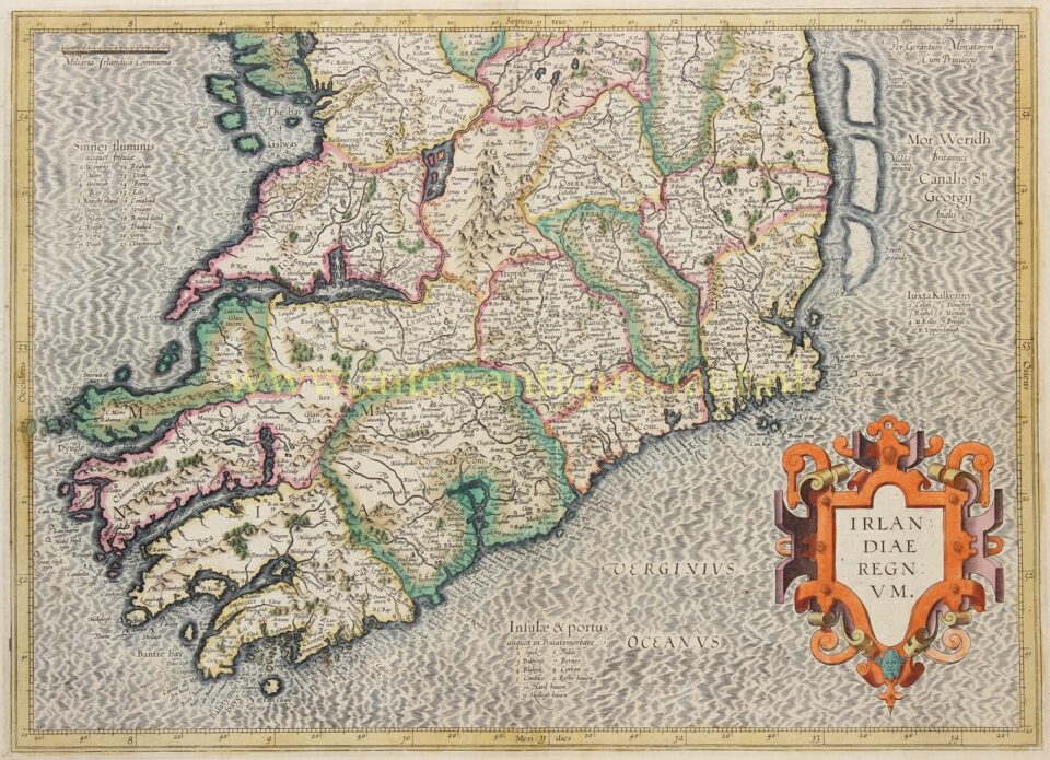 Ierland - Gerard Mercator / Jodocus Hondius, 1609 - Afbeelding 4