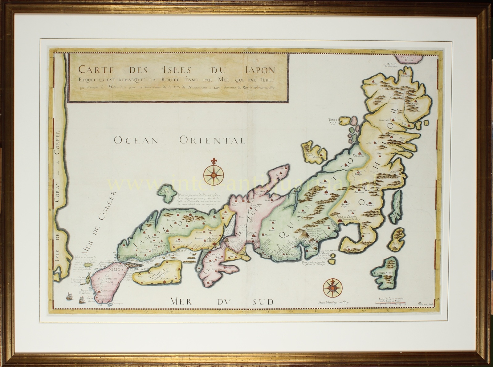 Japan - Jean-Louis Durant naar Jean-Baptiste Tavernier, 1679 - Afbeelding 2