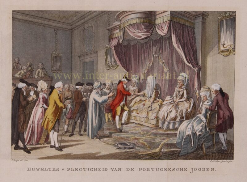 Joods huwelijk (Chatoena) – Caspar Philips Jacobsz. naar Jacobus Buys, 1780