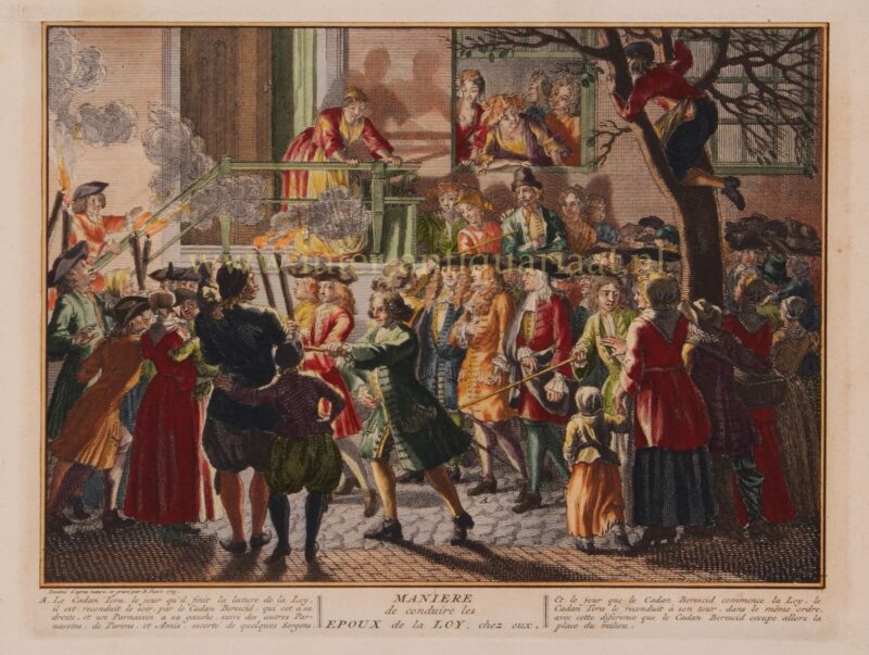 Joodse Simchat Tora viering – Bernard Picard, 1725