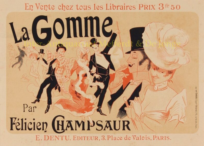 La Gomme – Jules Chéret, 1895-1900