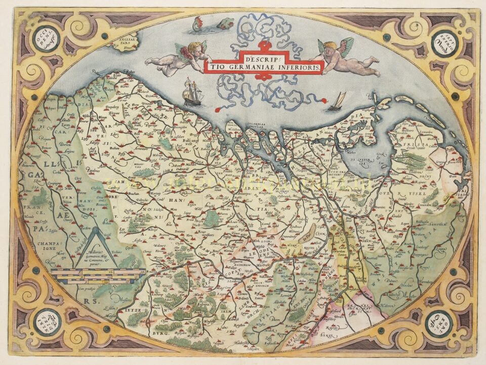 Nederlanden - Abraham Ortelius, 1594