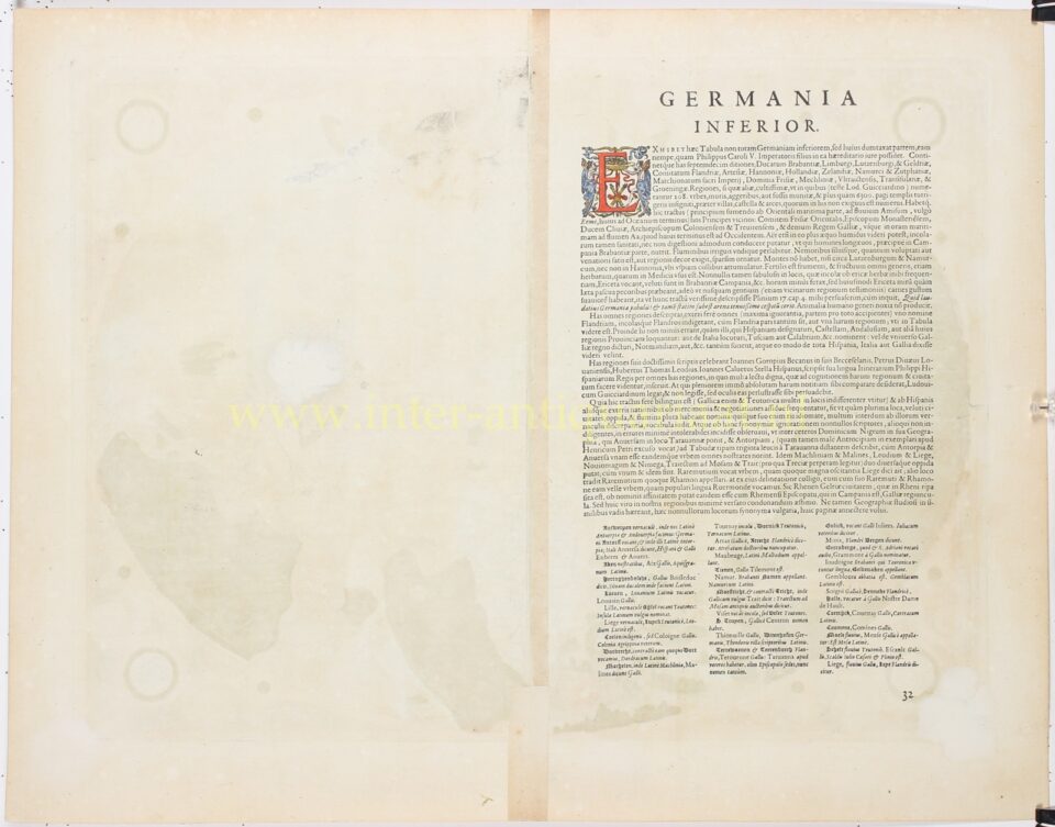 Nederlanden - Abraham Ortelius, 1594 - Afbeelding 2