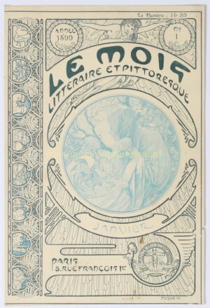 Alternative view of Le Mois Littéraire et Pittoresque - Alphonse Mucha, 1898