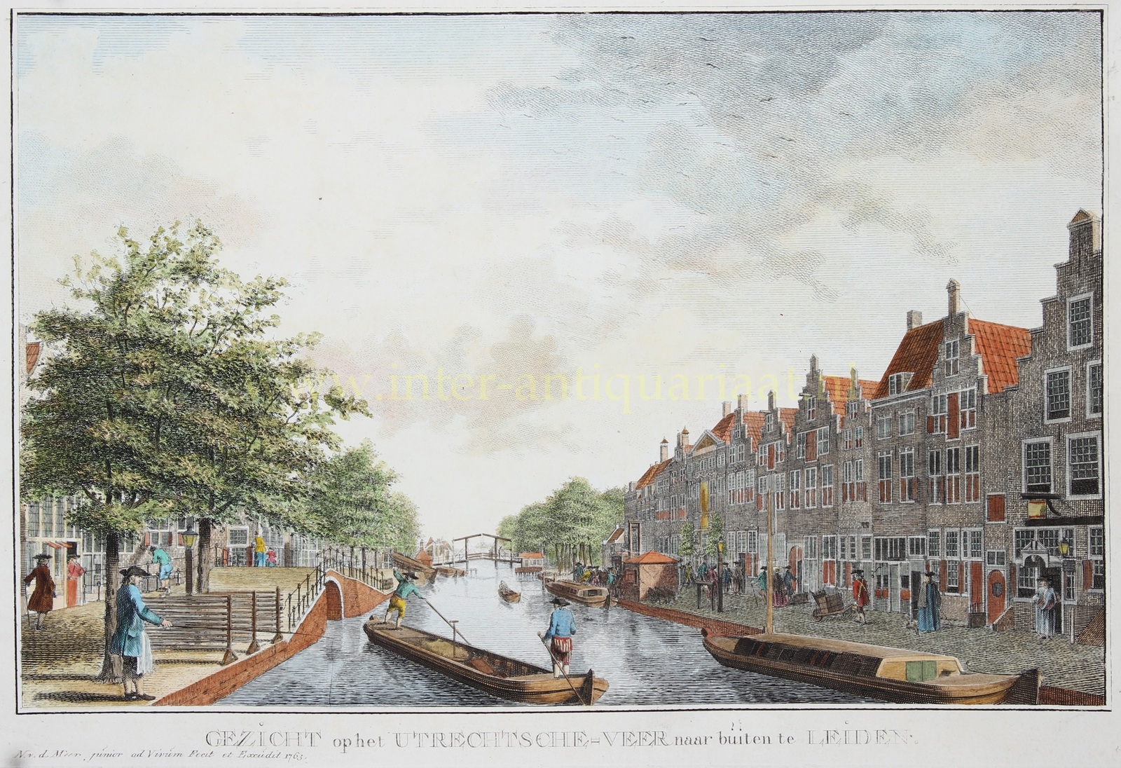 Binnenstad Leiden 18e-eeuws