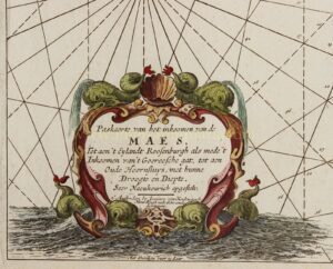 Maasmonding met Rotterdam - Johannes van Keulen, 1681 - Afbeelding 3