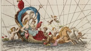 Alternative view of Maasmonding met Rotterdam - Johannes van Keulen, 1681