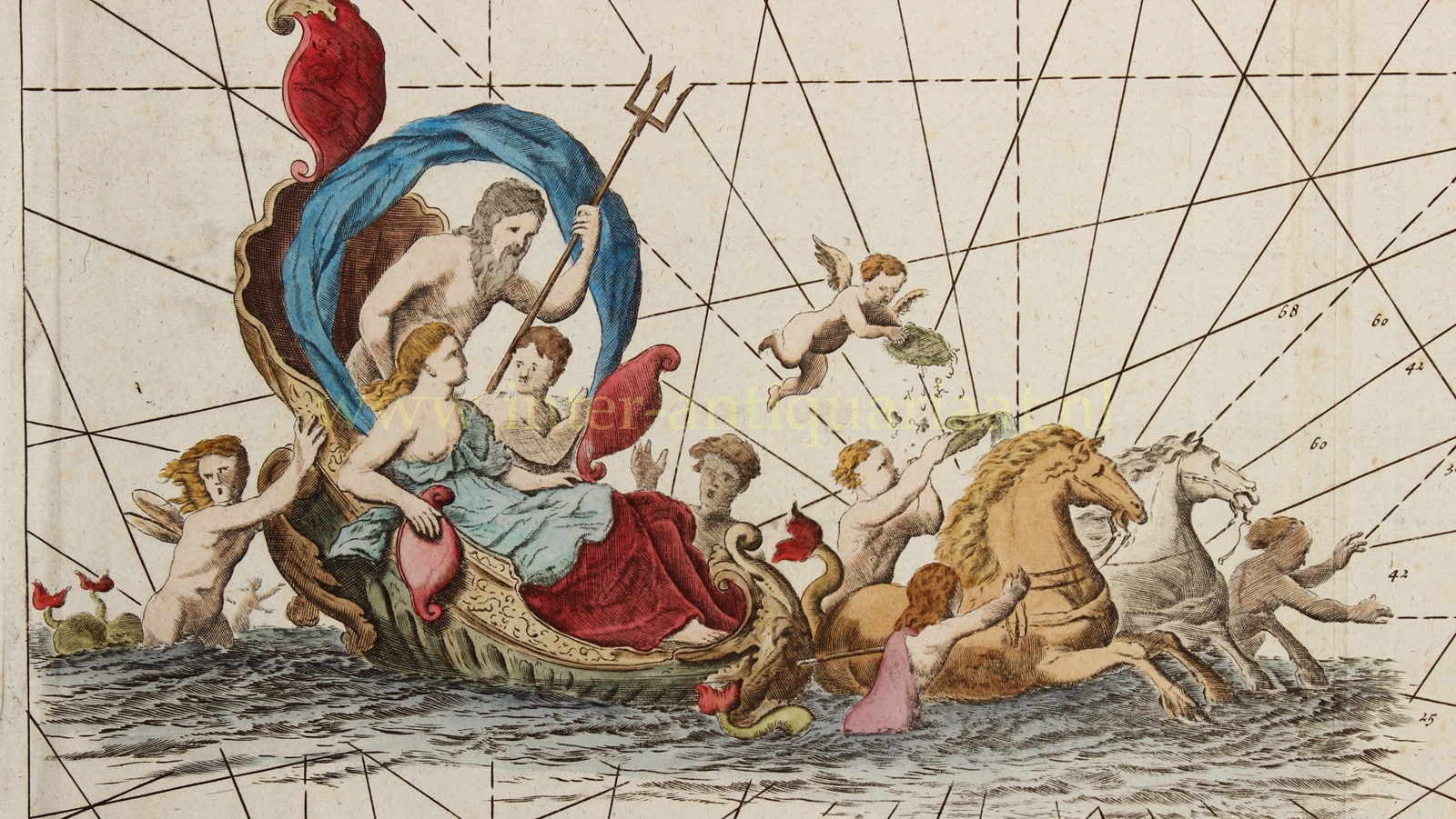 Maasmonding met Rotterdam - Johannes van Keulen, 1681 - Afbeelding 2