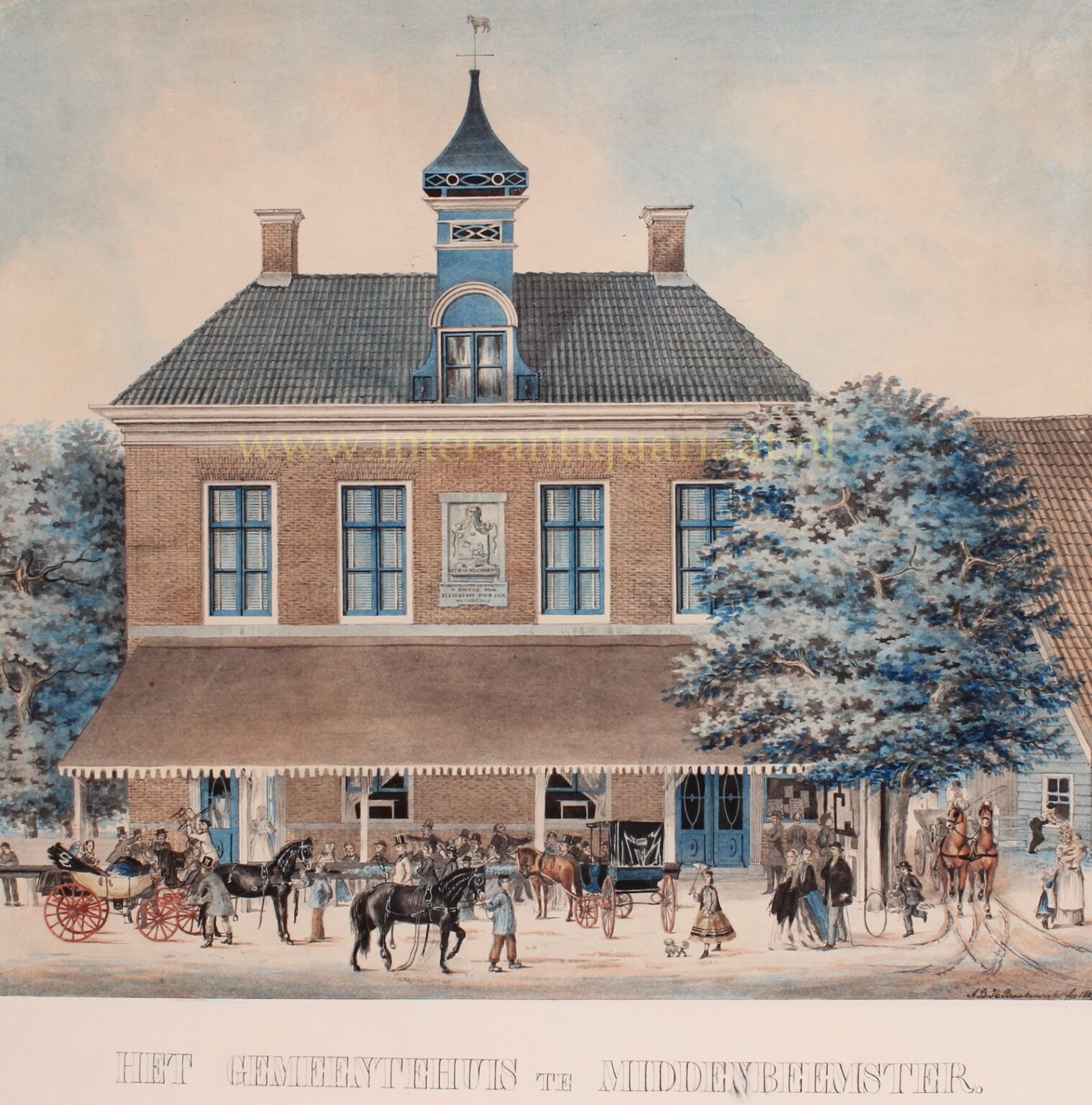 Middenbeemster - Albertus Barend Hendrik Braakensiek, 1867 - Afbeelding 2