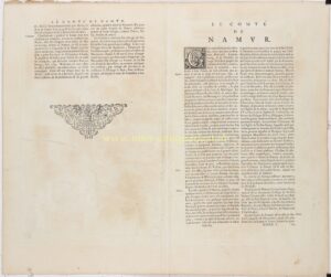 Alternative view of Namen (Namur) - Willem + Joan Blaeu, 1635