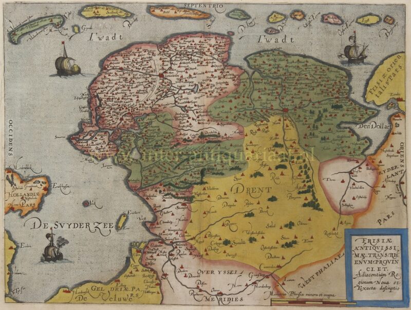 Noord Nederland – Gerard de Jode, 1578