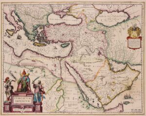 17e-eeuwse kaart van Perzië