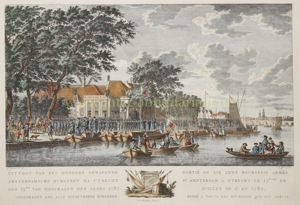 Patriotten buiten Amsterdam - Jan Evert Grave naar Geerling Grijpmoed, 1788